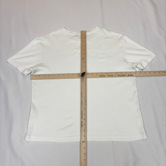 A.P.C. Lewis Fitted Boxy T Shirt Men's XL Embroidered Logo Minimalist - Picture 3 of 11